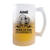 Chope de bière Aimé Prénom Pilier de Bar - Planetee