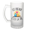 Chope de bière Oiseaux c'est la vie - Planetee