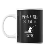 Mug Kayak j'peux pas Noir - Planetee