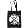 Sac Tote Bag Chasse Je peux pas Noir - Planetee