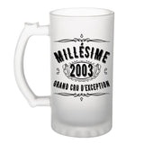 Chope de bière 2003 anniversaire 21 ans - Planetee