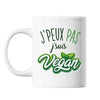 Mug Vegan j'peux pas Blanc - Planetee