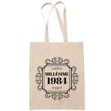 Sac Tote Bag Millésime 1984 beige - Planetee