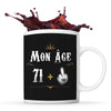 Mug anniversaire 72 ans Humour - Planetee