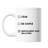 Mug Couple En couple avec Célébrité - Mila Kunis - Planetee
