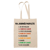 Tote Bag Canoë Journée Parfaite - Planetee