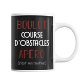 Mug Course d'Obstacles C'est ma Routine - Planetee