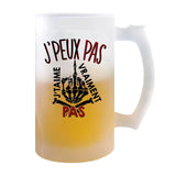 Chope de bière Je t'aime pas j'peux pas - Planetee