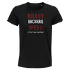 T-shirt femme Broderie C'est ma Routine - Planetee