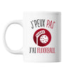 Mug Floorball j'peux pas Blanc - Planetee