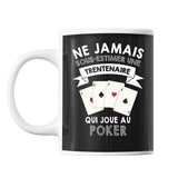 Mug femme poker trentenaire - Planetee