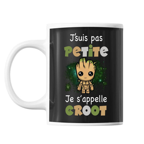 Mug J'suis pas Petite Je s'appelle Groot - Planetee