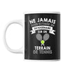 Mug Tennis Octogénaire Homme 80 ans - Planetee