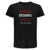 T-shirt homme Kitesurfing C'est ma Routine - Planetee