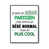 Affiche fier d'être Parisien - Planetee