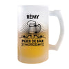 Chope de bière Rémy Prénom Pilier de Bar - Planetee