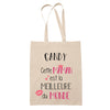 Tote Bag Candy Meilleure Maman - Planetee
