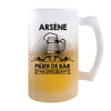 Chope de bière Arsène Prénom Pilier de Bar - Planetee