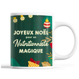 Tasse Noël Nutritionniste homme Vert - Planetee