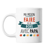 Mug Ma mission Boxe avec Papa - Planetee