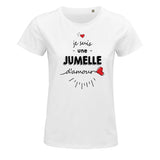 T-shirt femme Jumelle d'amour - Planetee