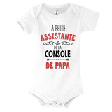 Body bébé La Petite Assistante de la Console de Papa - Planetee