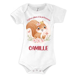 Body bébé Camille Princesse Écureuil - Planetee