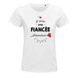 T-shirt femme Fiancée d'amour - Planetee