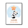 Affiche Lucas bébé Panda Roi des Câlins - Planetee