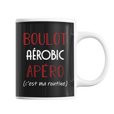Mug Aérobic C'est ma Routine| Tasse Humour - Planetee