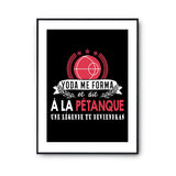 Affiche Pétanque Légende - Planetee