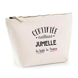 Trousse Jumelle certifiée meilleure dans toute la france| Pochette Toilette Maquillage - Planetee