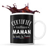Mug noir Certifiée Maman - Planetee