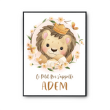 Affiche Adem bébé Lion Roi - Planetee