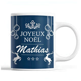 Tasse Noël Mathias Bleu - Planetee