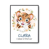 Affiche Clara Amour Pur Tigre - Planetee