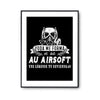 Affiche Airsoft Légende - Planetee