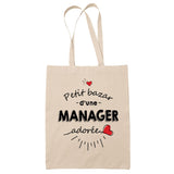 Sac Tote Bag Petit Bazar d'une Manager adorée - Planetee