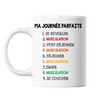Mug blanc Muscution Journée Parfaite - Planetee