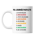 Mug blanc Muscution Journée Parfaite - Planetee