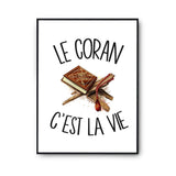 Affiche Coran c'est la vie Religion - Planetee