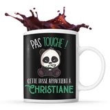 Mug Christiane Pas Touche Panda - Planetee