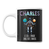 Mug Prénom Charles Univers - Planetee