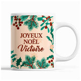 Tasse Noël Victoire Beige - Planetee