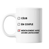 Mug Couple En couple avec Célébrité - Lucien Laviscount - Planetee