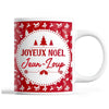 Tasse Noël Jean-Loup Rouge - Planetee