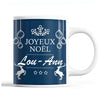Tasse Noël Lou-Ann Bleu - Planetee