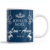 Tasse Noël Lou-Ann Bleu - Planetee