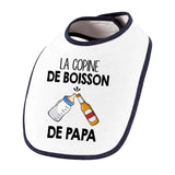 Bavoir bébé La copine de boisson de papa Bière - Planetee