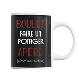 Mug Faire un Potager C'est ma Routine - Planetee